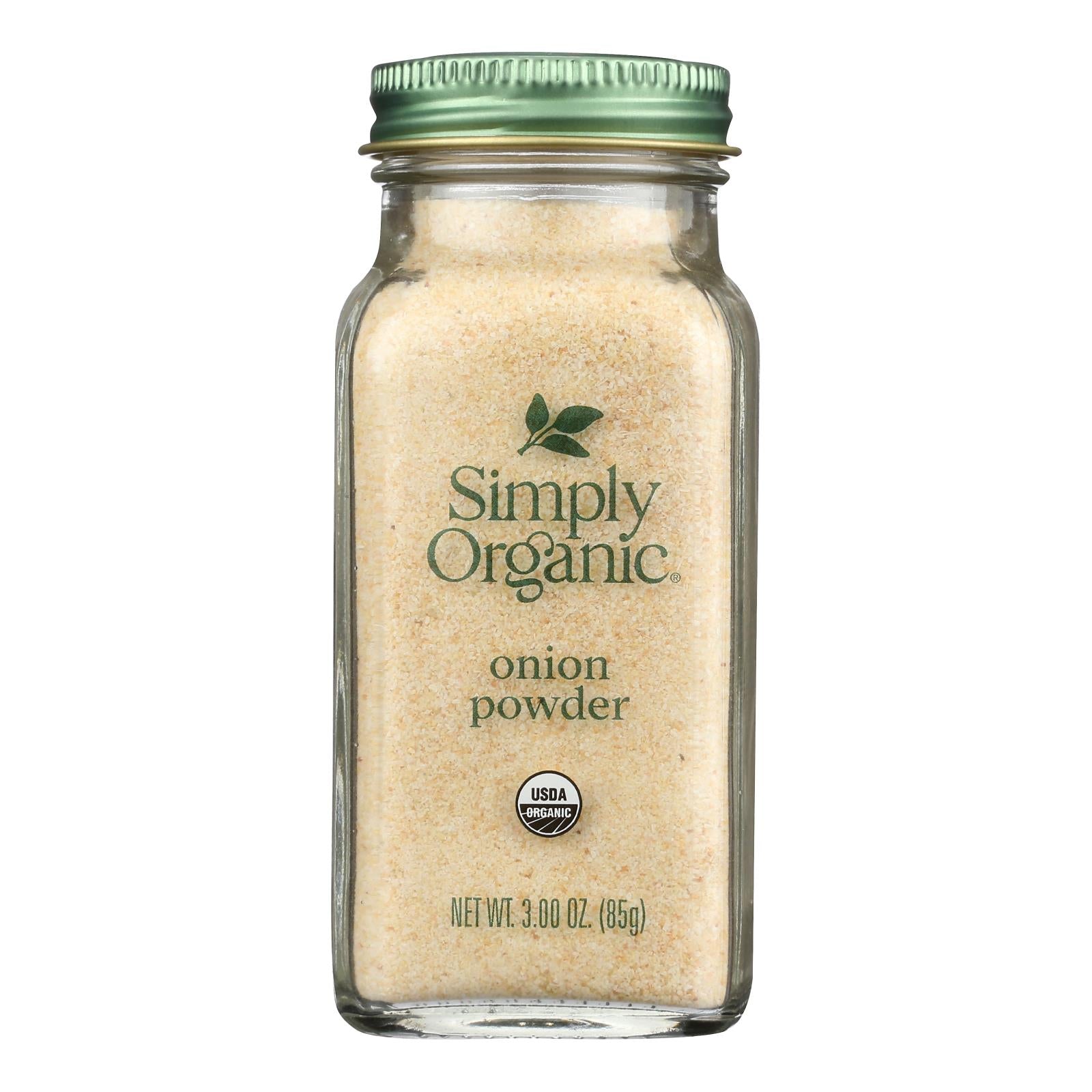 Simply Organic - Onion Powder Organic - Case Of 6-3 Ounces - GreatEagleInc
