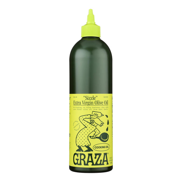 Graza - Oil Sizzle Extra Virgin Olive Oil - Case Of 6-25.3 Fluid Ounces - GreatEagleInc