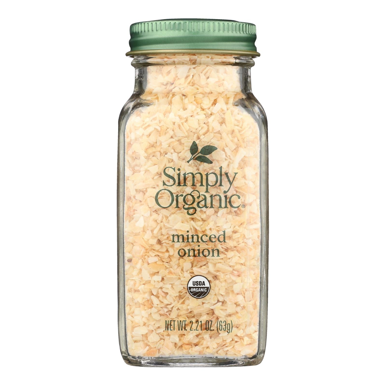 Simply Organic - Minced Onion Organic - Case Of 6 - 2.21 Ounces - GreatEagleInc