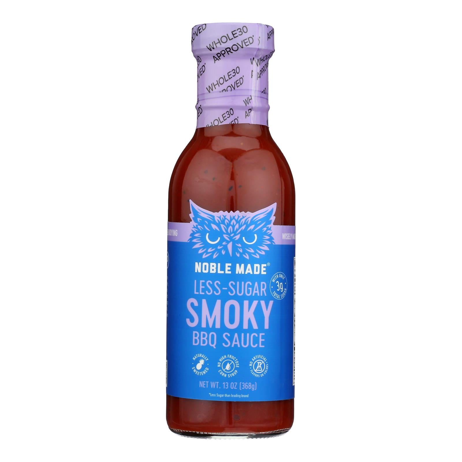 Noble Made - Sauce Barbecue Smoky - Case Of 6-13 Ounces - GreatEagleInc