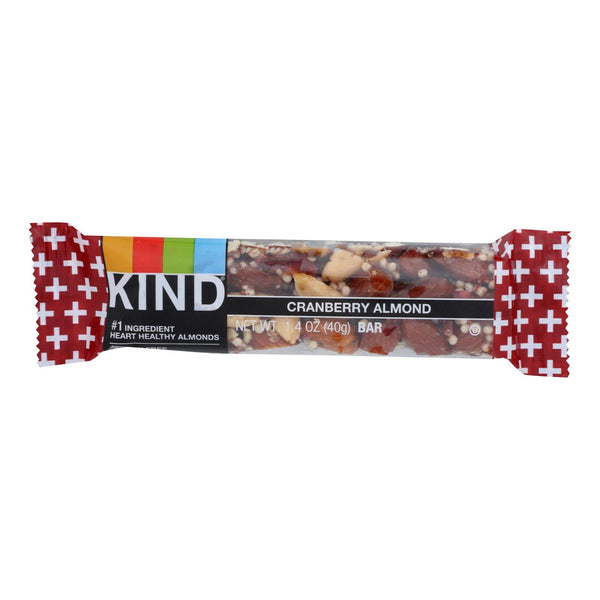 Kind - Bar Cranberry And Almond - Case Of 12 - 1.4 Ounces - GreatEagleInc