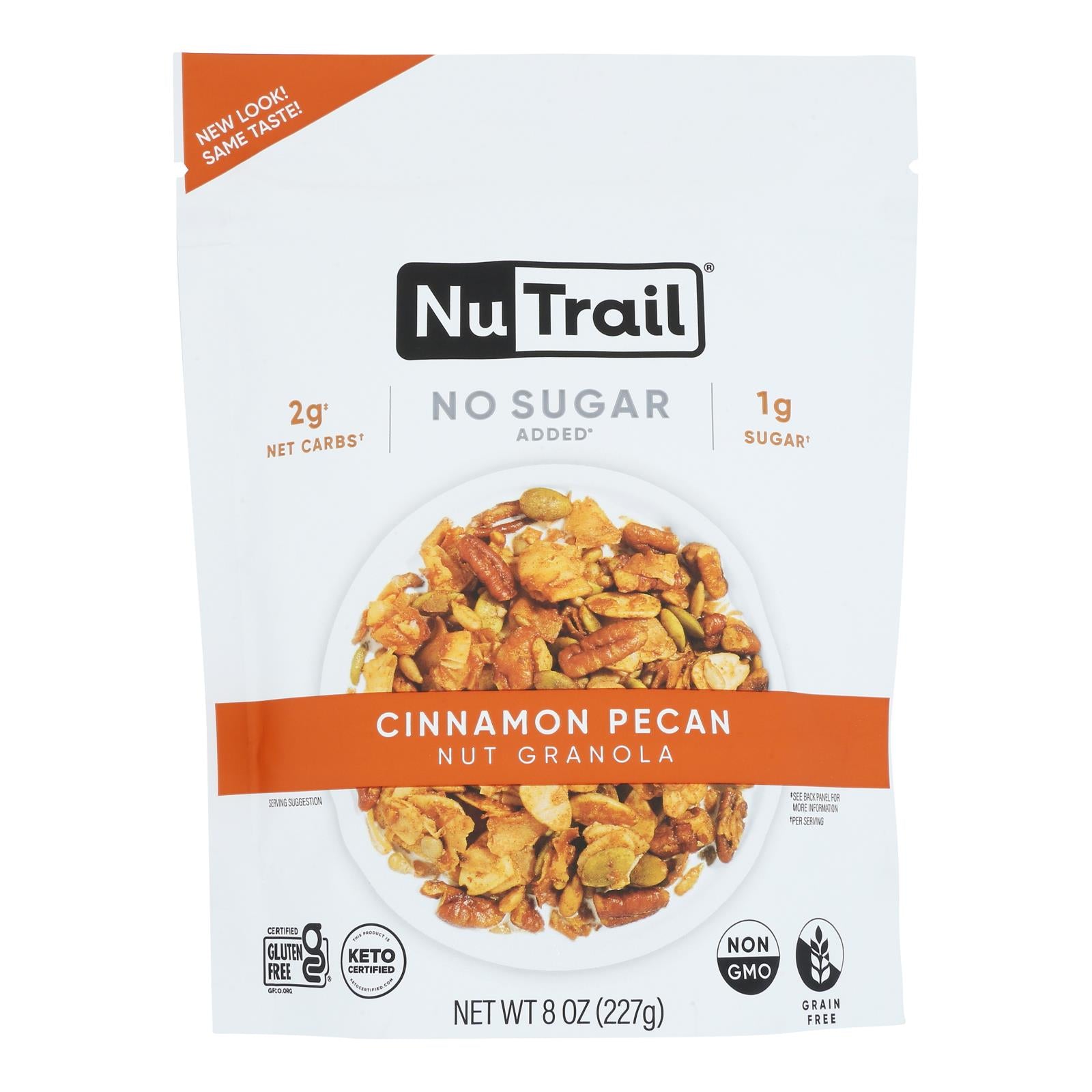 Nutrai - Granola Cinnamon Pecan - Case Of 6-8 Ounces - GreatEagleInc