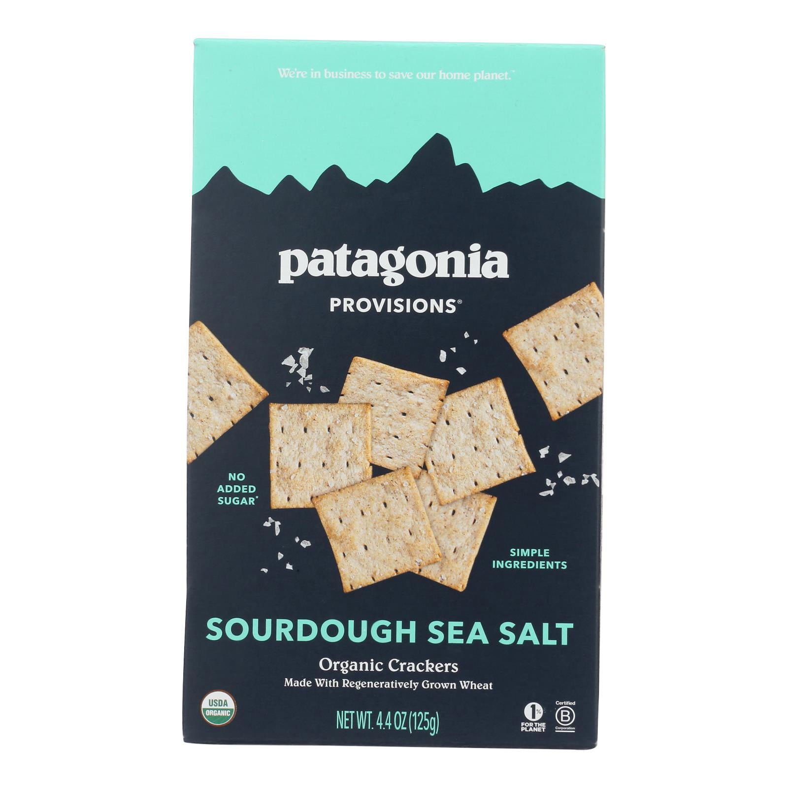 Patagonia Provisions - Crackers Organic Sourdough Sea Salt - Case Of 6 - 4.4 Ounces - GreatEagleInc