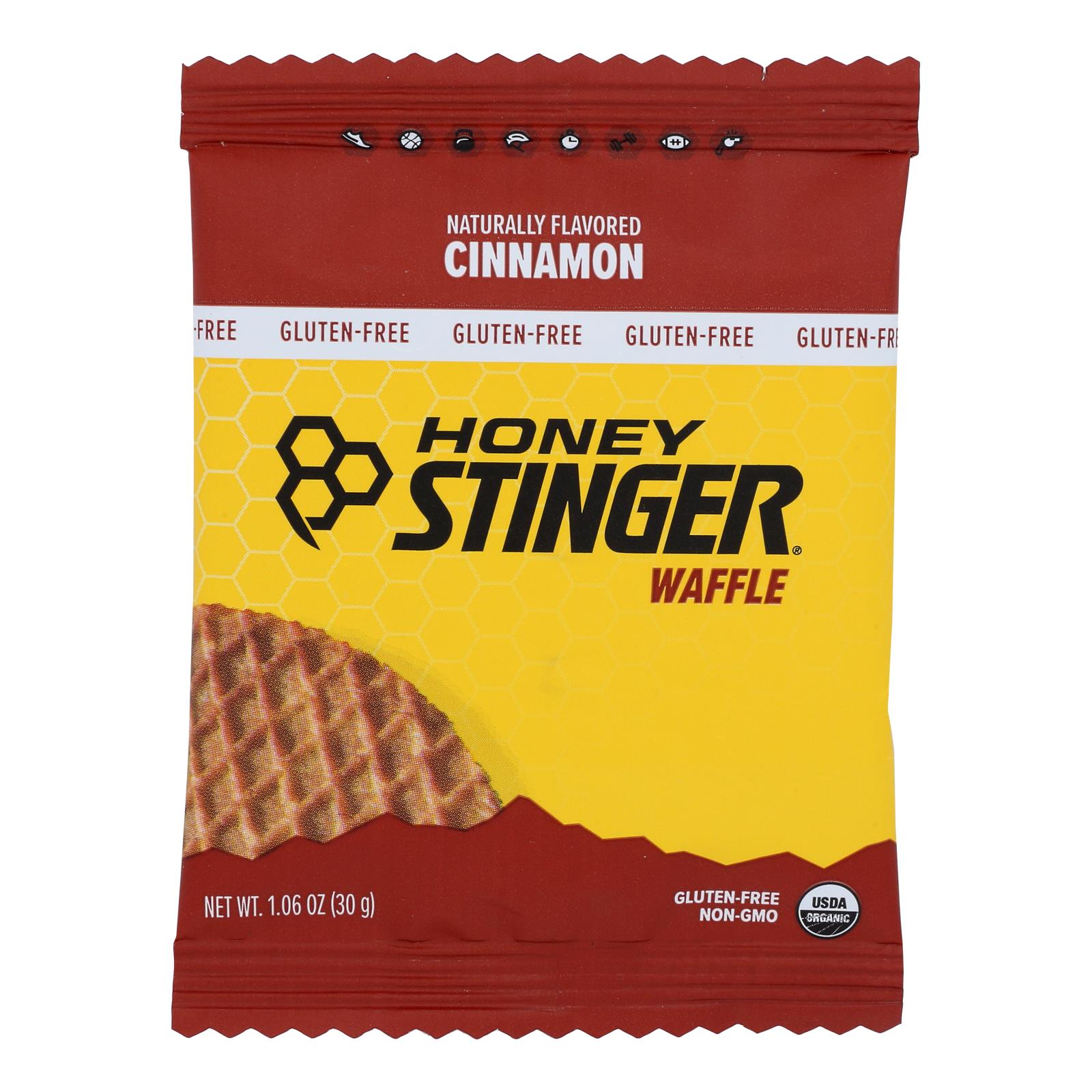 Honey Stinger - Stinger Waffle Organic Cinnamon Gluten Free - Case Of 12-1.06 Oz - GreatEagleInc