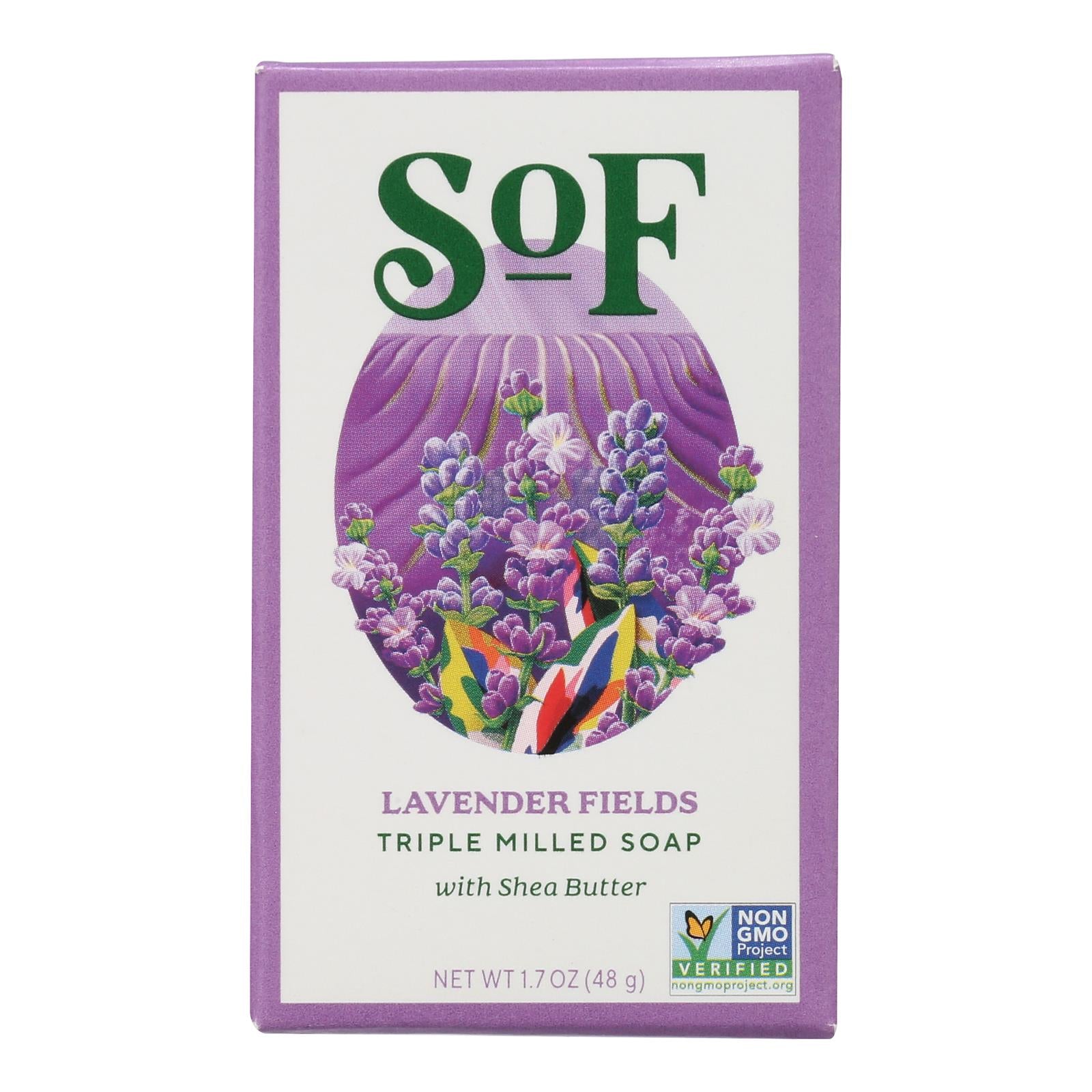South Of France - Bar Soap Lavender Fields Travel - Case Of 24 - 1.7 Ounces - GreatEagleInc