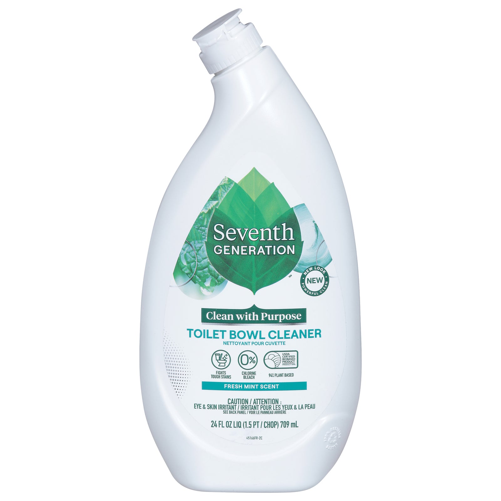 Seventh Generation - Cleaner Toilet Bowl Mint - Case Of 4-24 Fluid Ounces - Home & Garden