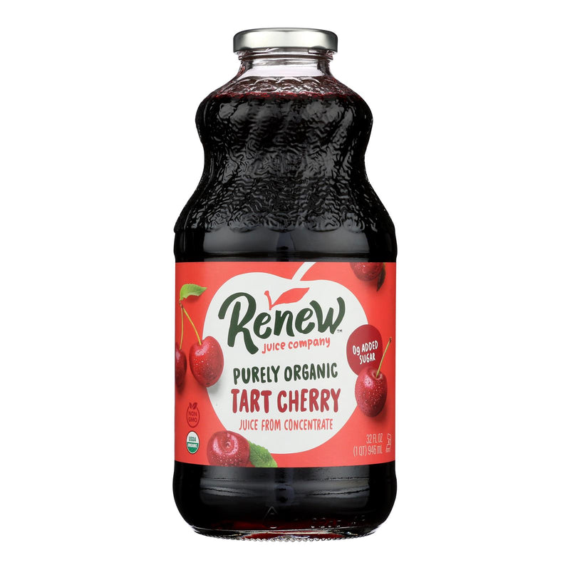 Renew Juice Company - Juice Organic Tart Cherry Juice - Case Of 6-32 Fluid Ounces
