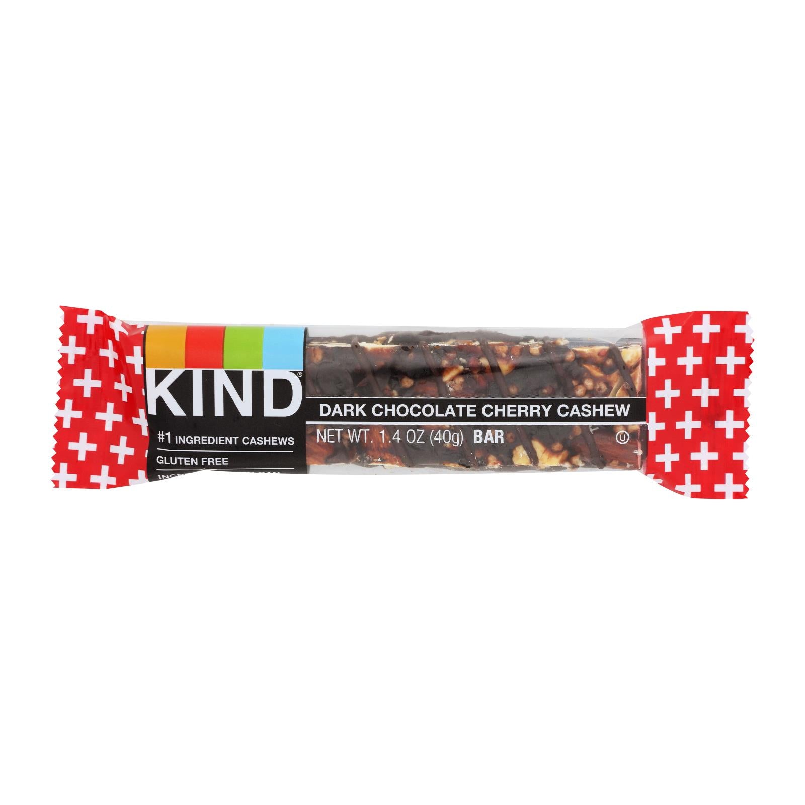 Kind - Bar Dark Chocolate Cherry Cashew - Case Of 12 - 1.4 Ounces - GreatEagleInc