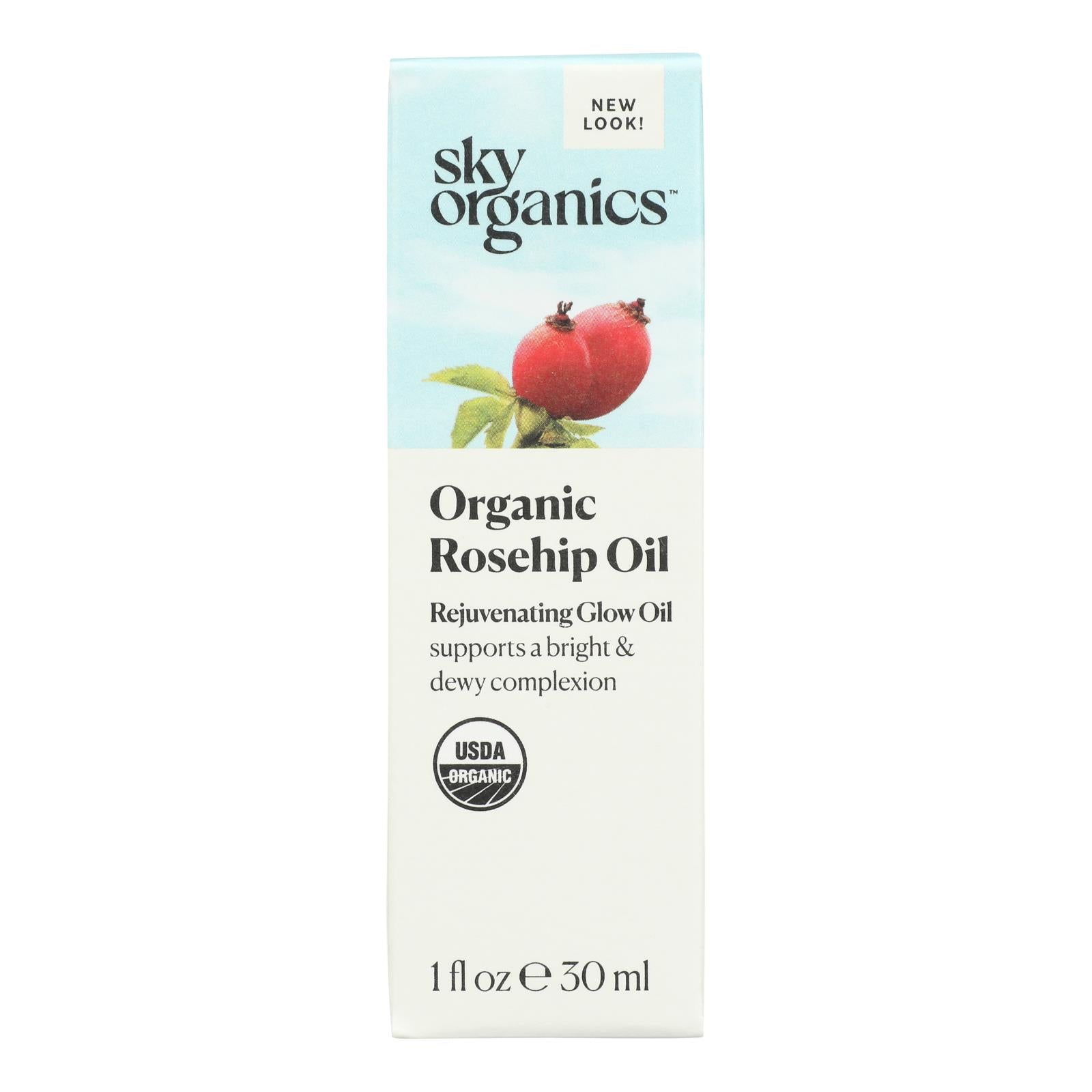 Sky Organics - Rosehip Oil Organic - 1 Each-1 Fluid Ounce - GreatEagleInc
