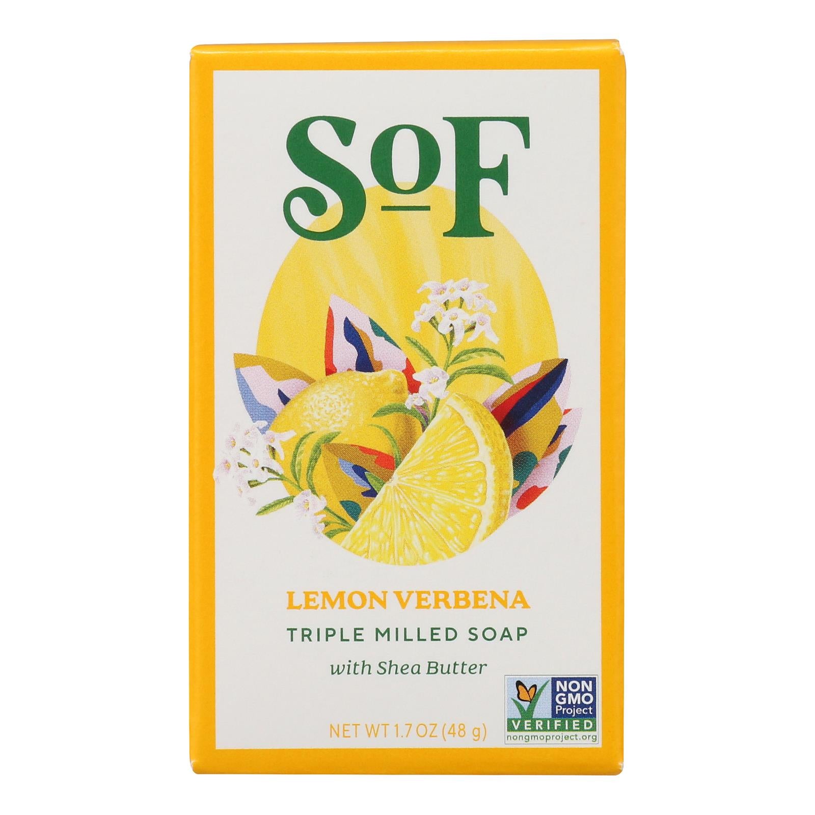 South Of France - Bar Soap Lemon Verbena Travel - Case Of 24 - 1.7 Ounces - GreatEagleInc