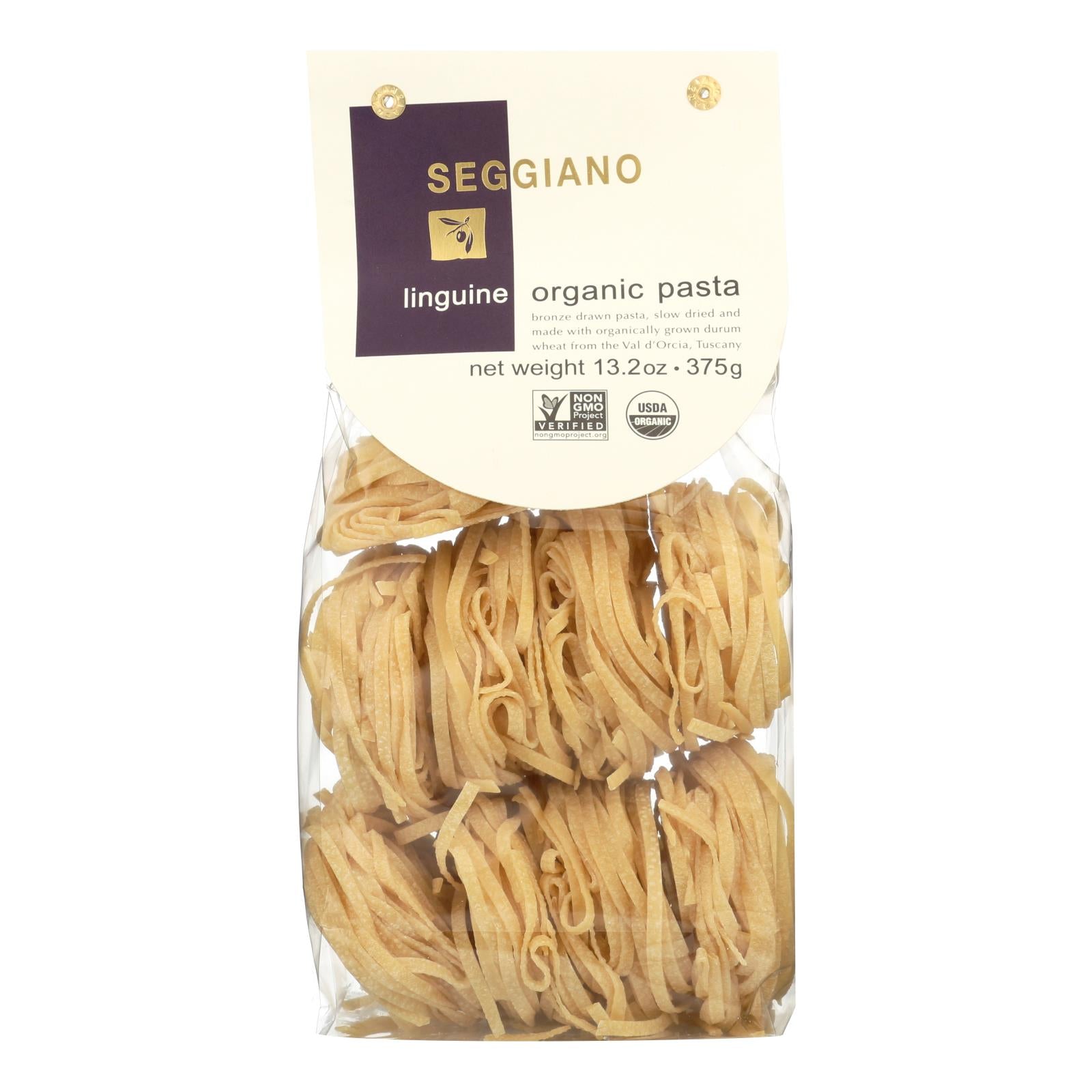Seggiano - Pasta Organic Linguini - Case Of 6 - 13.2 Ounces - GreatEagleInc