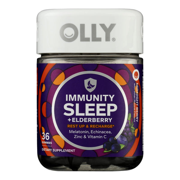 Olly - Supplement Immune Sleep Elderberry - Case Of 3-36 Count - GreatEagleInc