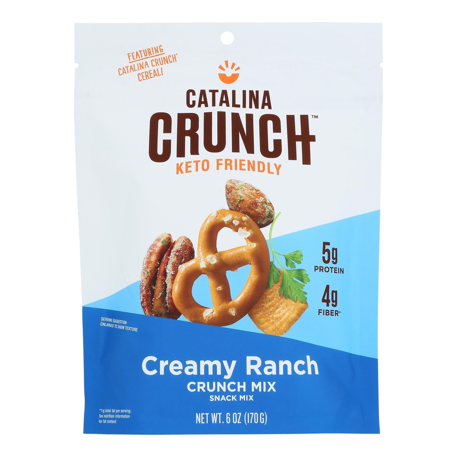 Catalina Crunch - Crunch Mix Creamy Ranch - Case Of 6 - 5.25 Ounces - GreatEagleInc