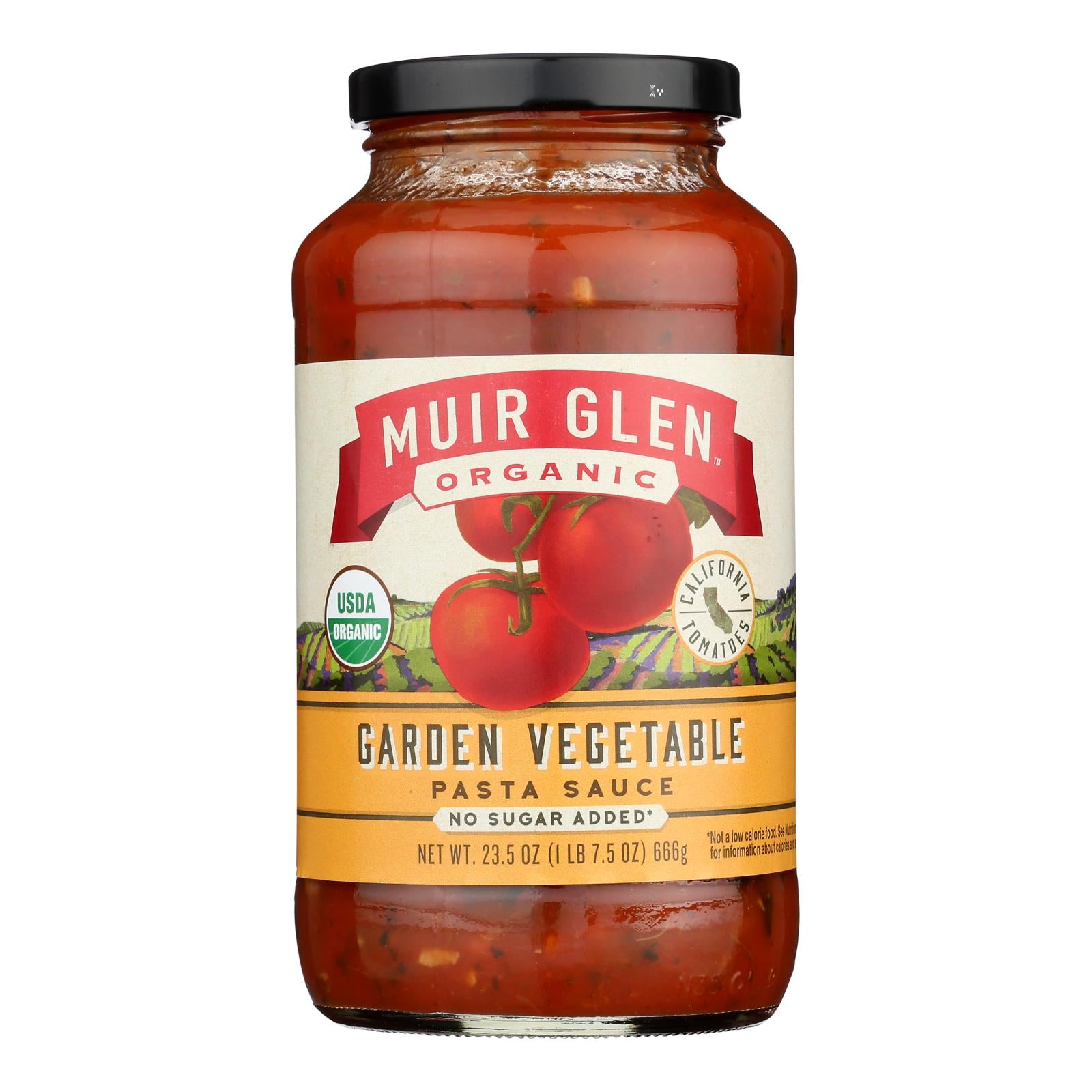 Muir Glen - Pasta Sauce Organic Garden Veggie - Case Of 12-23.5 Fluid Ounces - GreatEagleInc