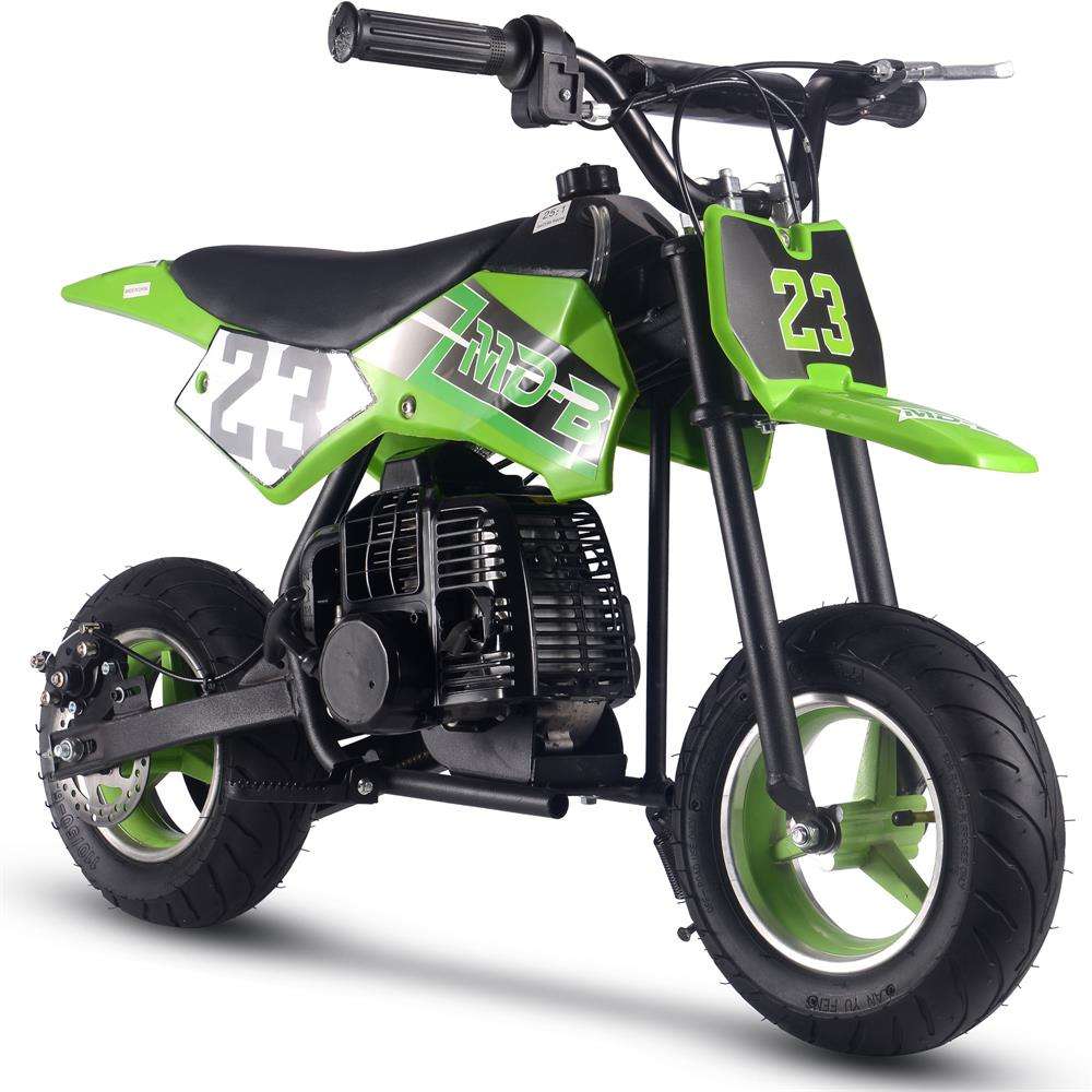 Mototec Db-02 50cc 2-stroke Kids Supermoto Dirt Bike Green - Apparel & Accessories