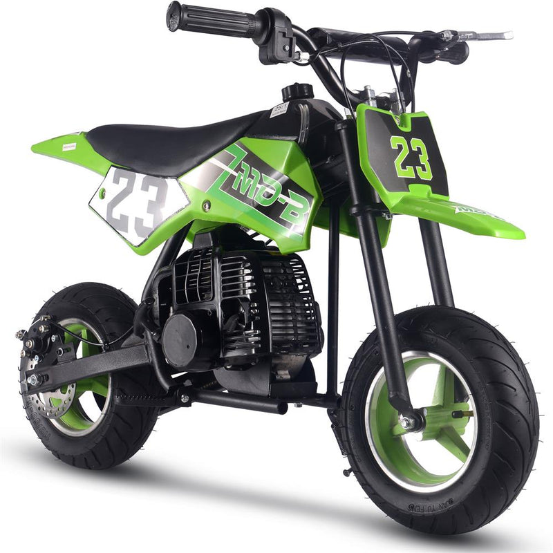 Mototec Db-02 50cc 2-stroke Kids Supermoto Dirt Bike Green