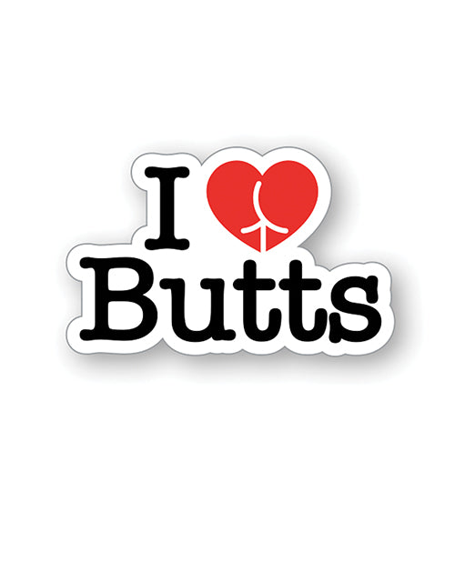 'wood Rocket I Love Butts Enamel Pin - GreatEagleInc