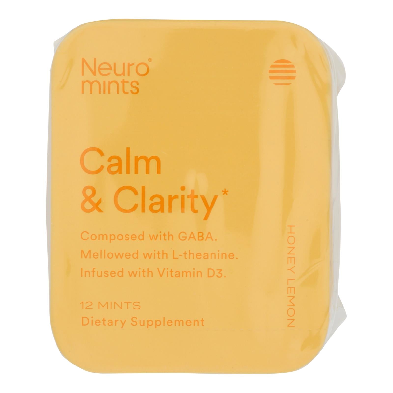 Neuro - Mint Calm&clrty Honey&lem - Case Of 12-12 Ct - GreatEagleInc