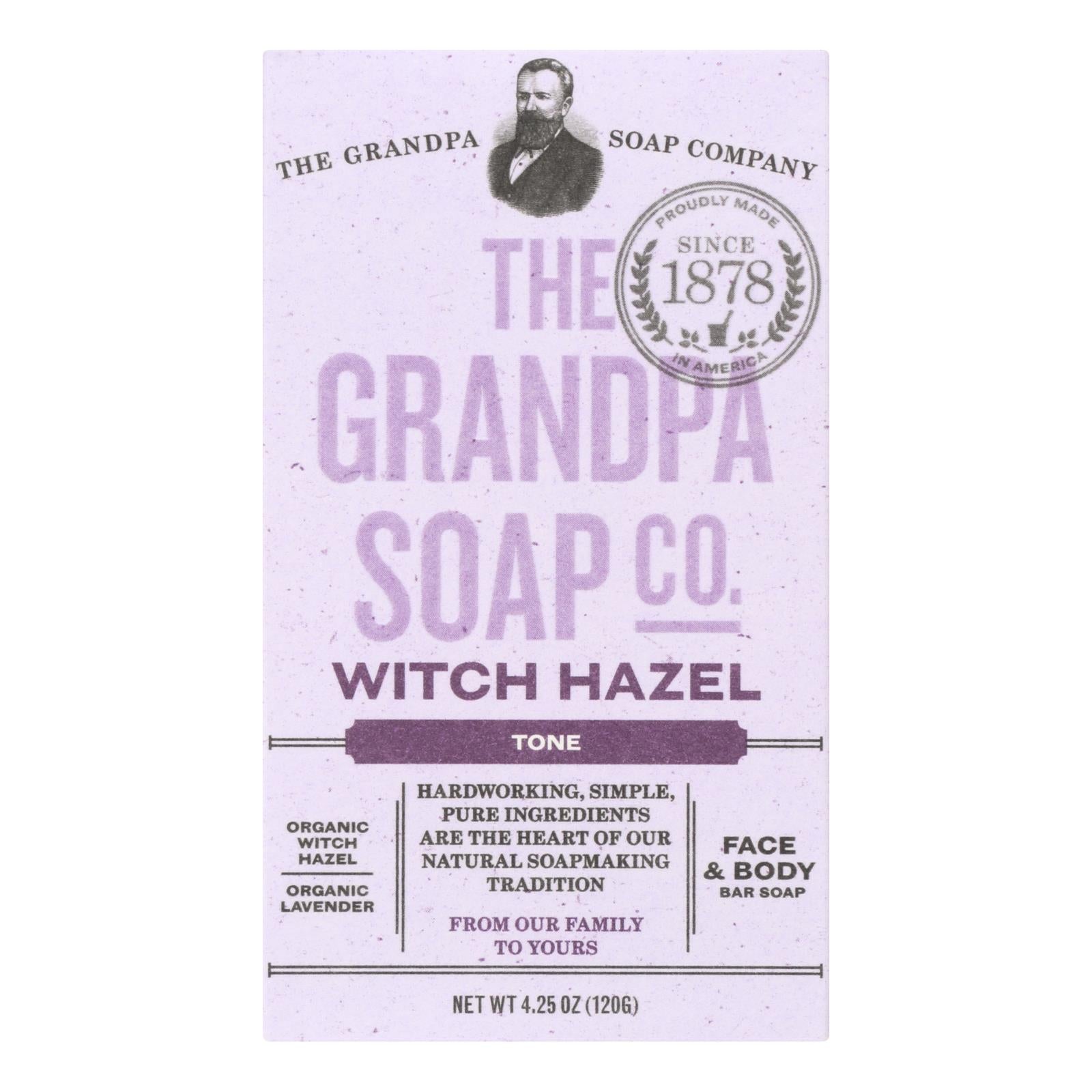 Grandpa Soap Soap - Witch Hazel - 4.25 Oz - GreatEagleInc