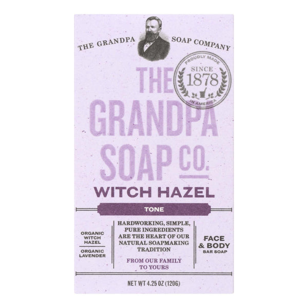 Grandpa Soap Soap - Witch Hazel - 4.25 Oz - Eco-Friendly Home & Grocery