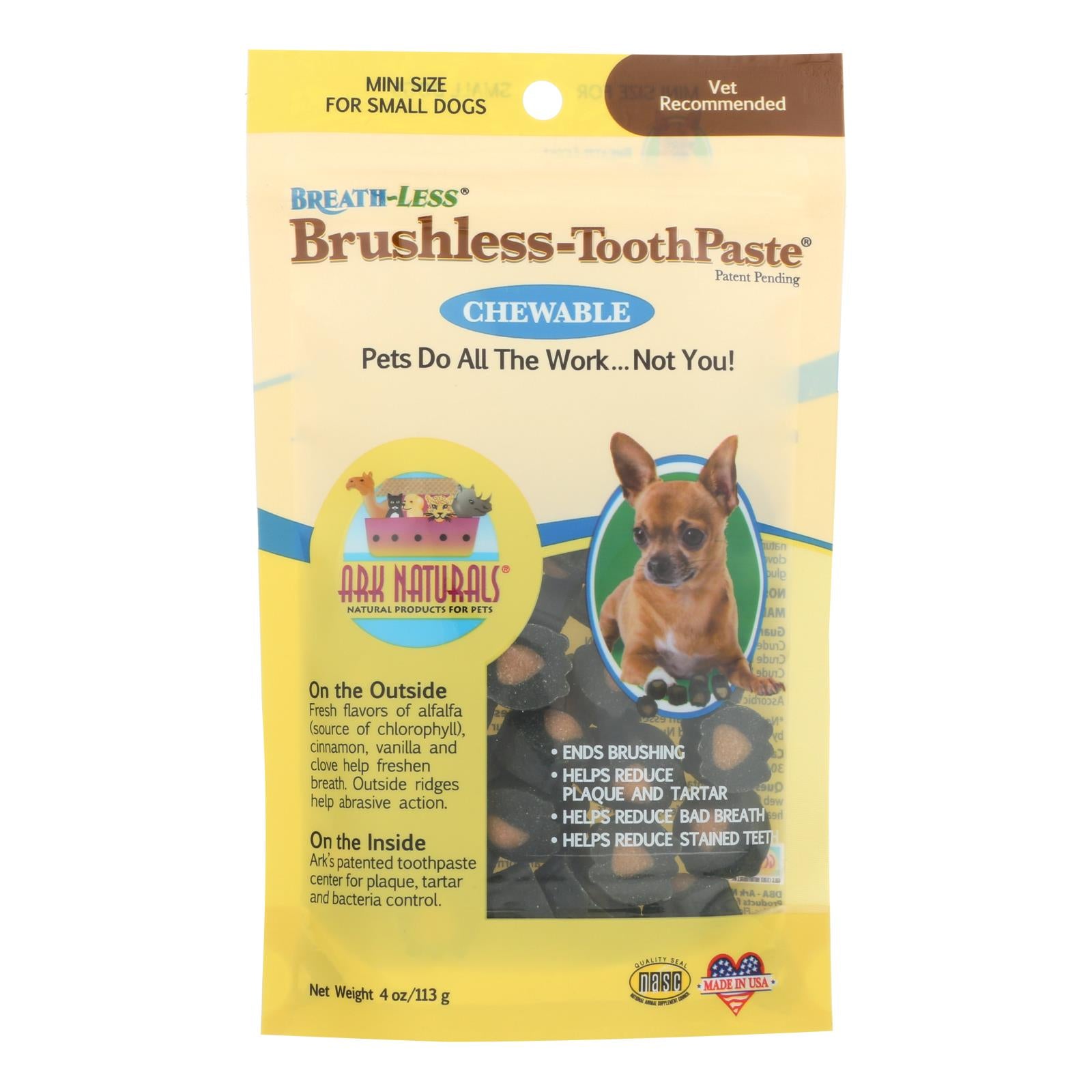 Ark Naturals Breath-less Brushless Toothpaste - 4 Oz - GreatEagleInc