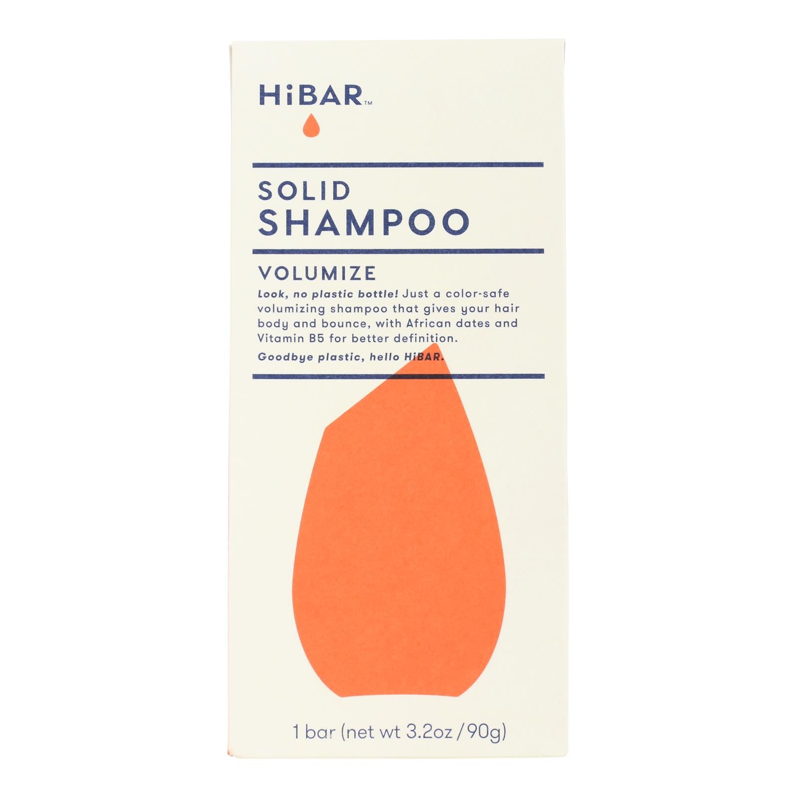 Hibar Inc - Shampoo Solid Volumize - 1 Each-3.2 Oz - GreatEagleInc