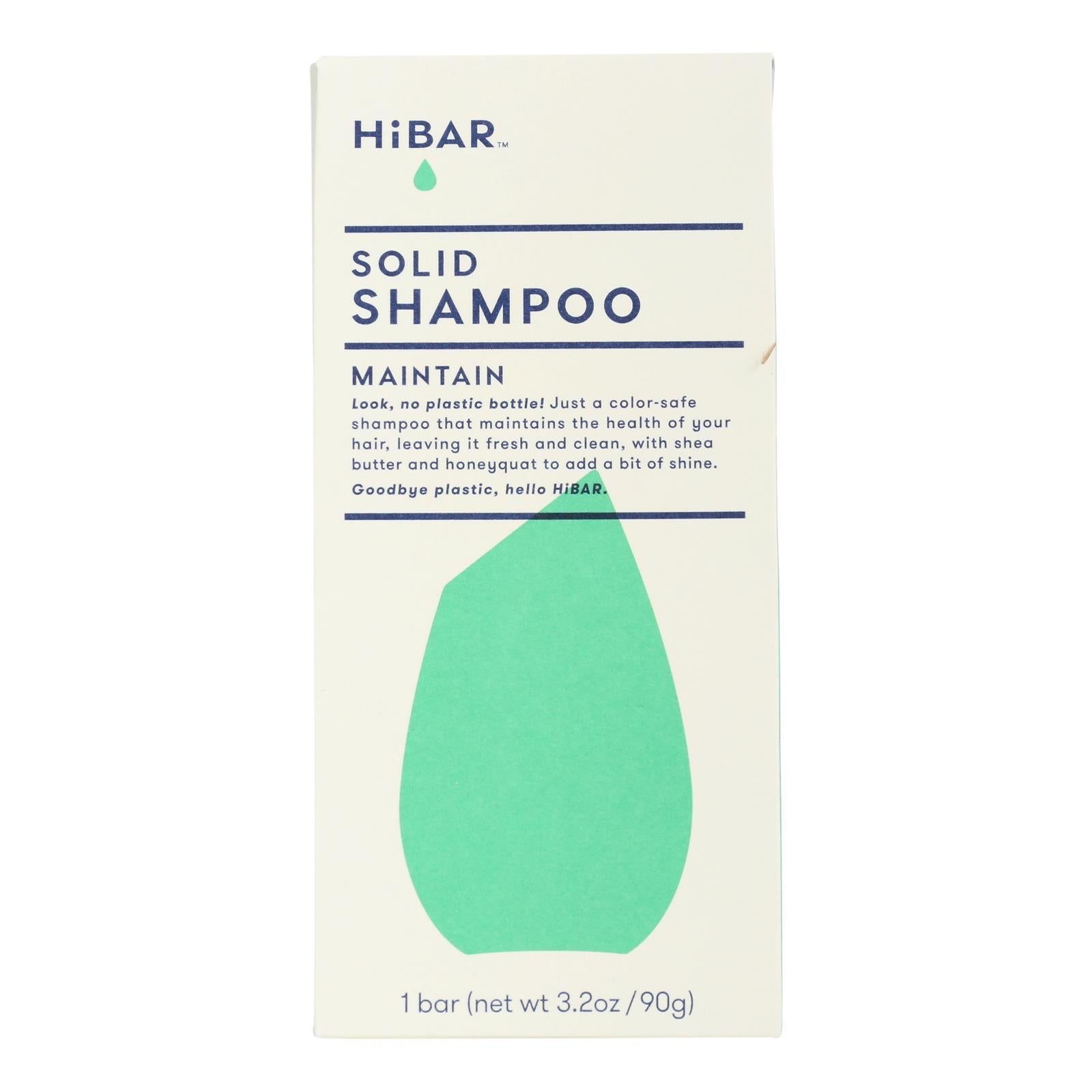 Hibar Inc - Shampoo Solid Maintain - 1 Each-3.2 Oz - GreatEagleInc