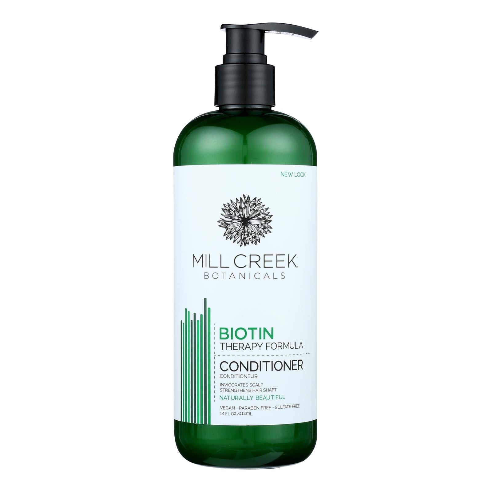 Mill Creek Botanicals Therapy Formula Biotin Conditioner  - 1 Each - 14 Fz - GreatEagleInc