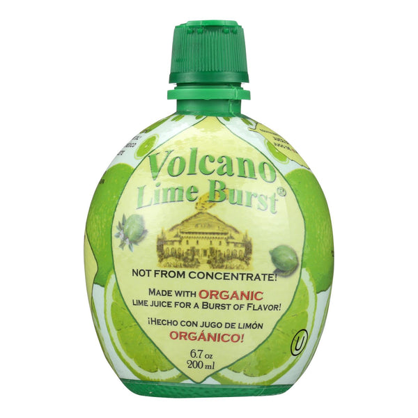 Volcano Lime Burst Juice  - Case Of 12 - 6.7 Fz - GreatEagleInc