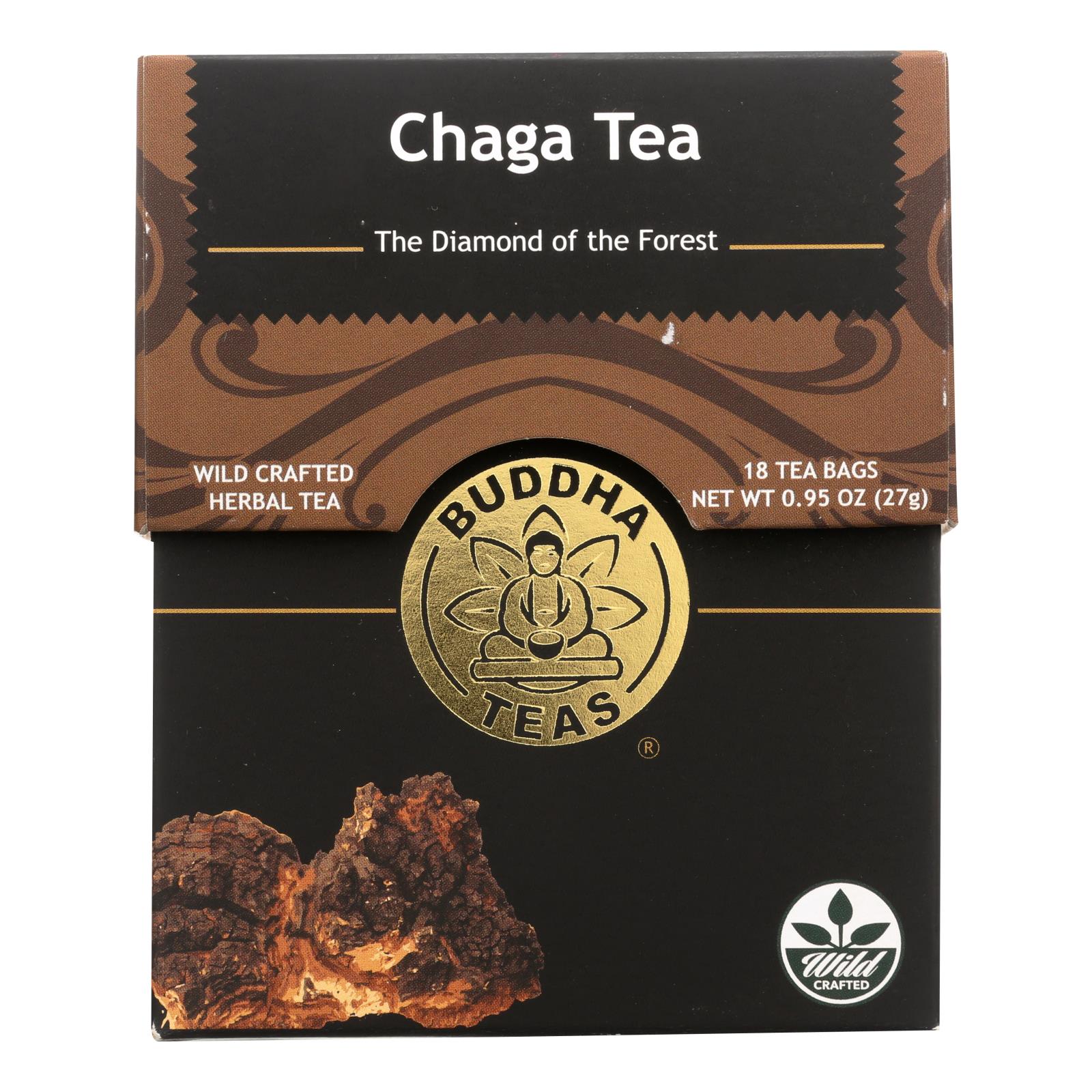 Buddha Teas - Tea Chaga - Case Of 6-18 Bag - GreatEagleInc