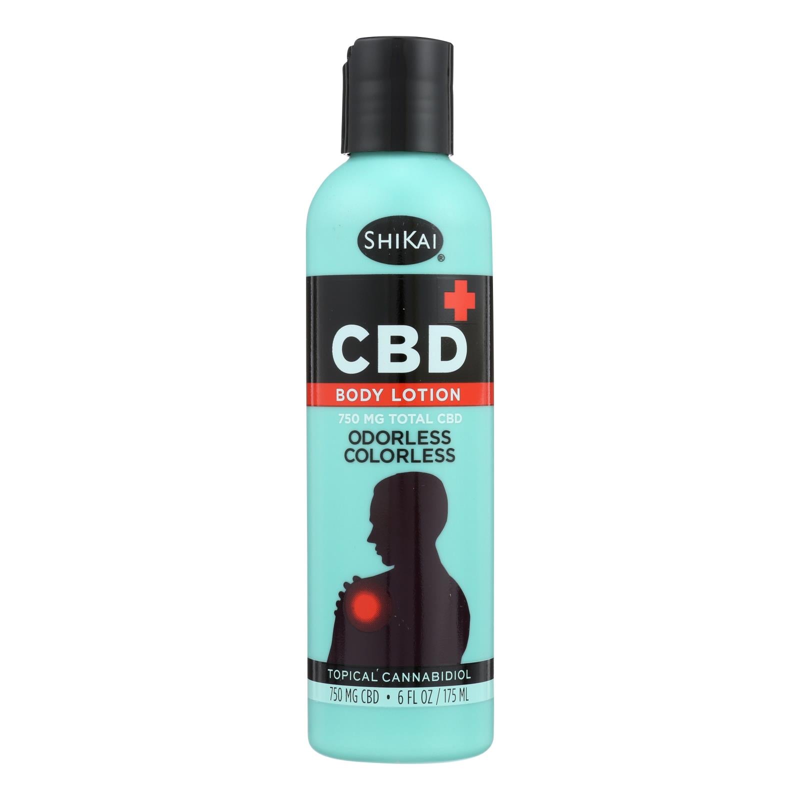 Shikai Products - Body Lotion Cbd - 1 Each - 6 Fz - GreatEagleInc