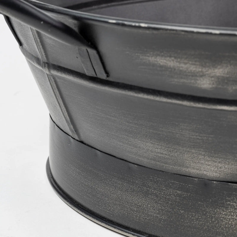 14" Black Metal Basket Homeroots Office