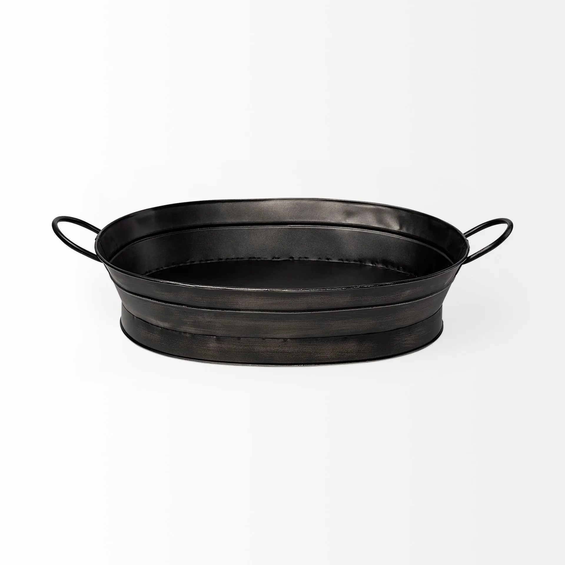 14" Black Metal Basket Homeroots Office