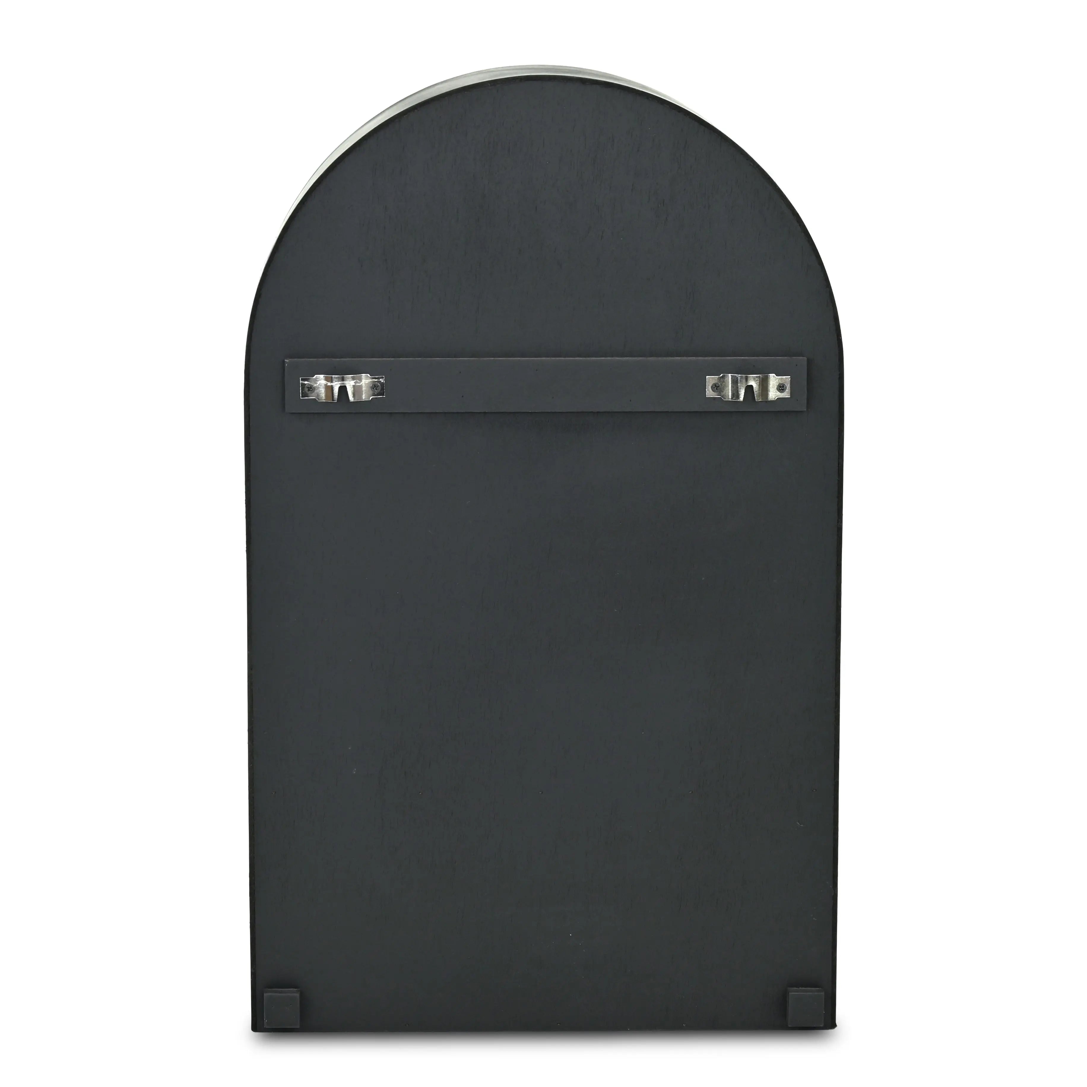 14" Black Wood Wall Mounted Accent Shelf Homeroots Organization