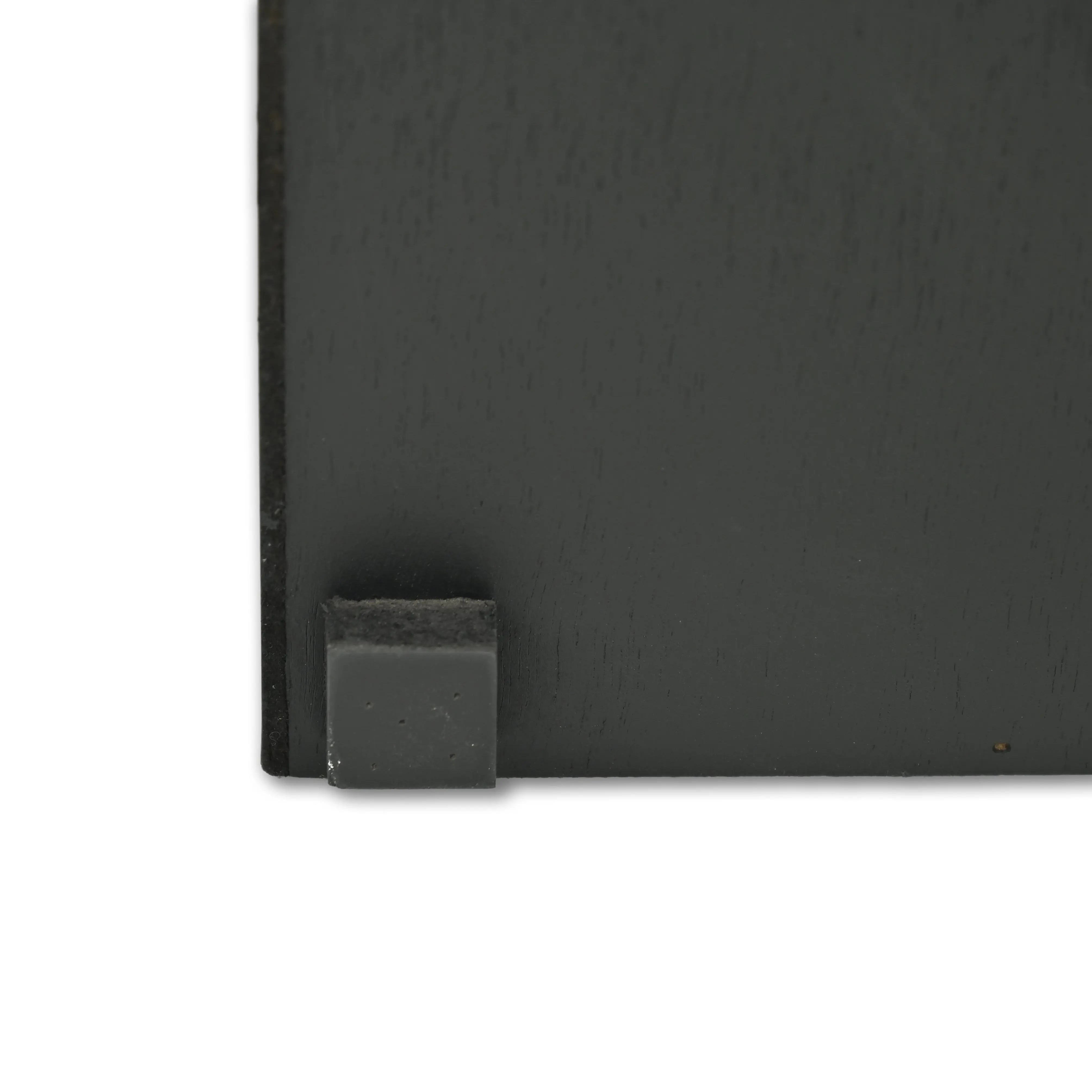 14" Black Wood Wall Mounted Accent Shelf Homeroots Organization