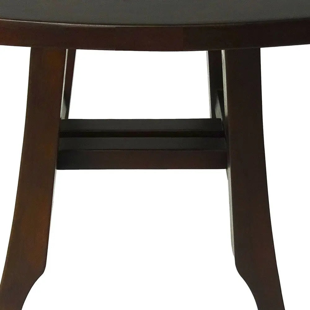 14" Brown Teak Shower Bench Homeroots Bed & Bath