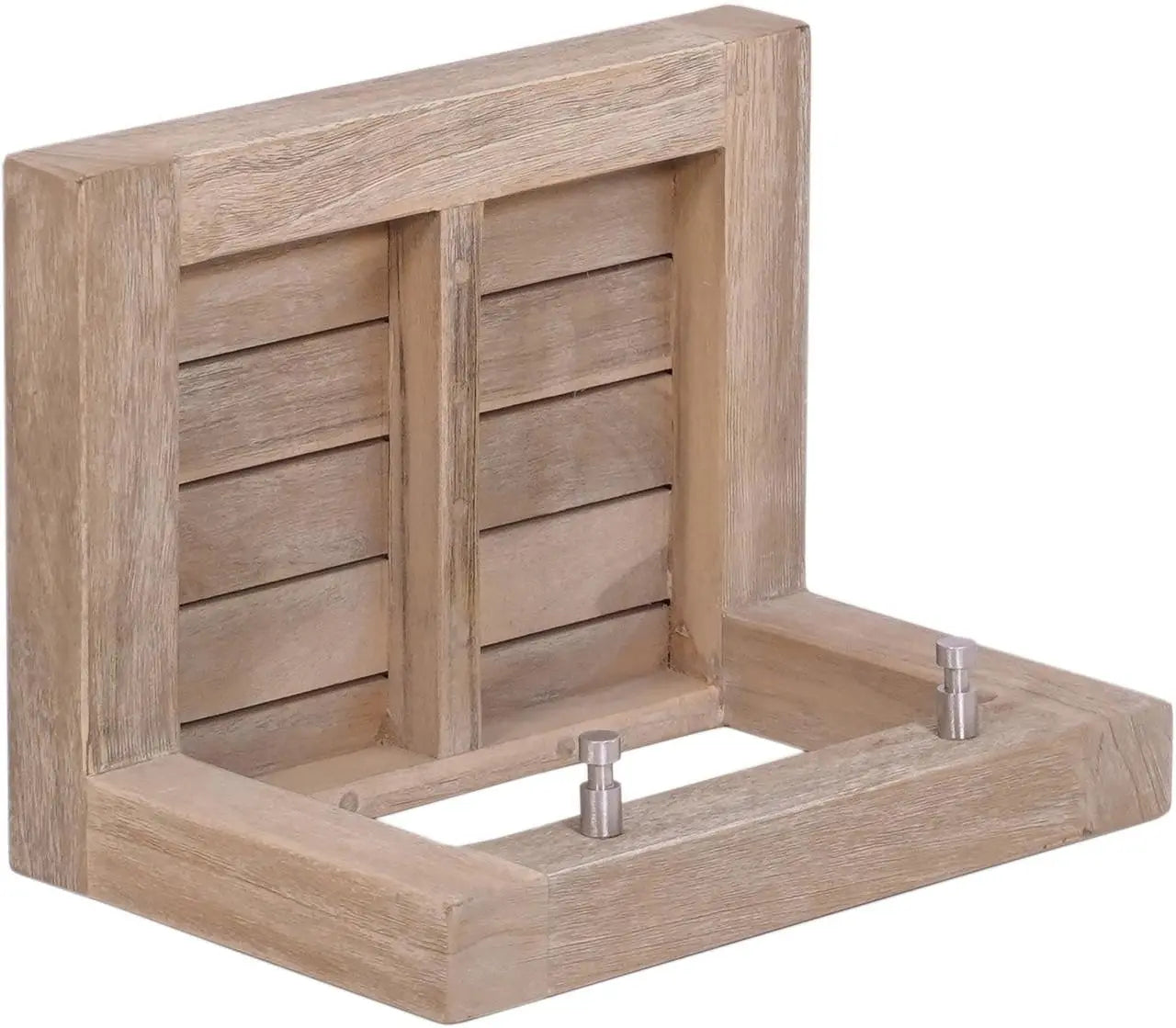 14" Brown Wood Wall Mounted Floating Shelf Homeroots Organization
