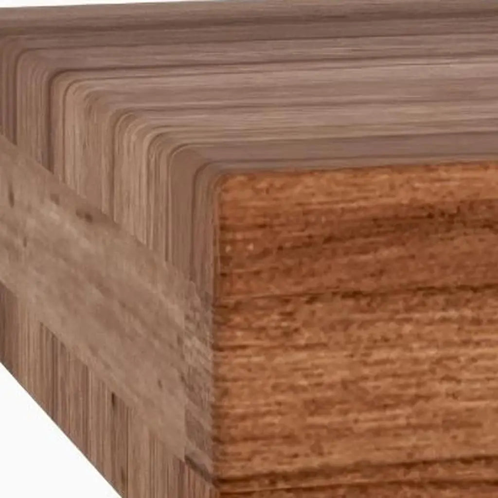 14" Brown Wood Wall Mounted Floating Shelf Homeroots Organization