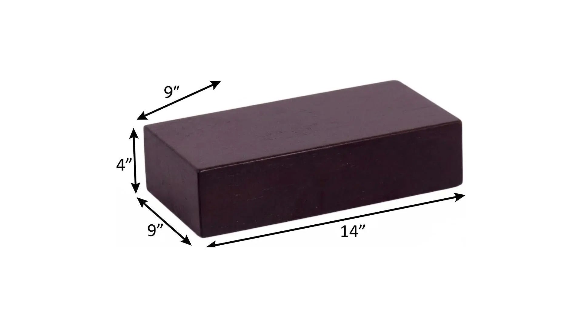 14" Espresso Wood Wall Mounted Floating Shelf Homeroots Organization