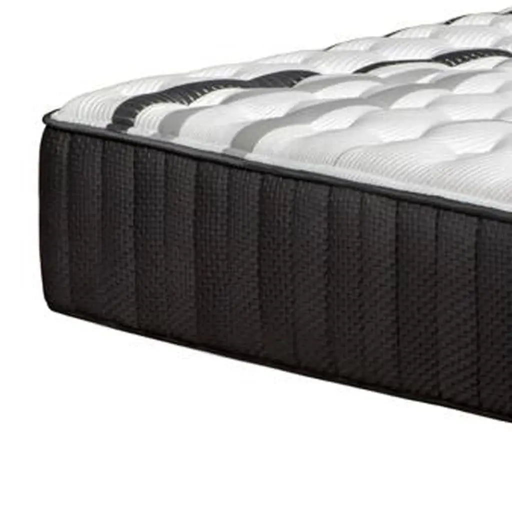 14" Graphite And Titanium Infused Full Double Gel Memory Foam Firm Hybrid Mattress Homeroots Bed & Bath