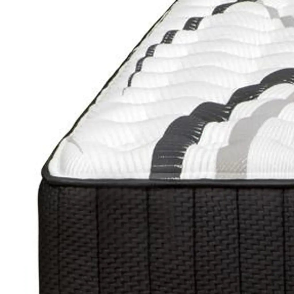 14" Graphite And Titanium Infused King Gel Memory Foam Firm Hybrid Mattress Homeroots Bed & Bath