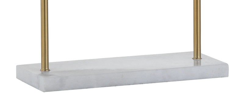 14" White Novelty Table Lamp With Novelty Shade Homeroots Lighting