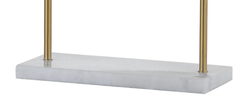 14" White Novelty Table Lamp With Novelty Shade Homeroots Lighting