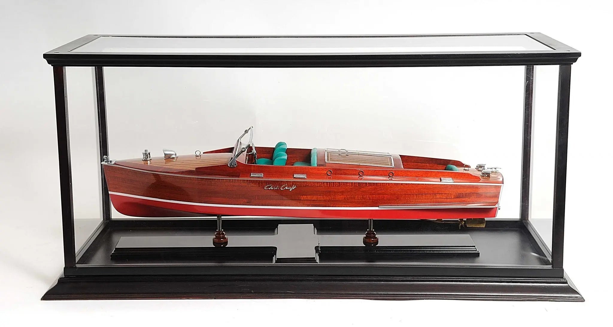 14" X 37.5" X 15" Display Case For Speed Boat Homeroots Kitchen & Dining