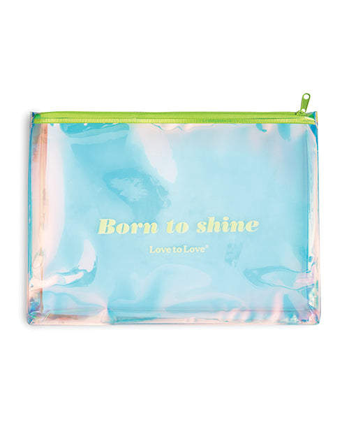 'love To Love Born To Shine Pouch Acid Yellow