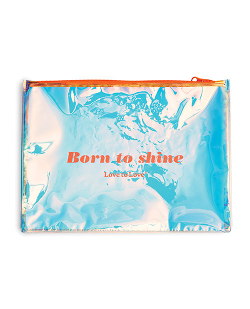 'love To Love Born To Shine Pouch Vivid Orange