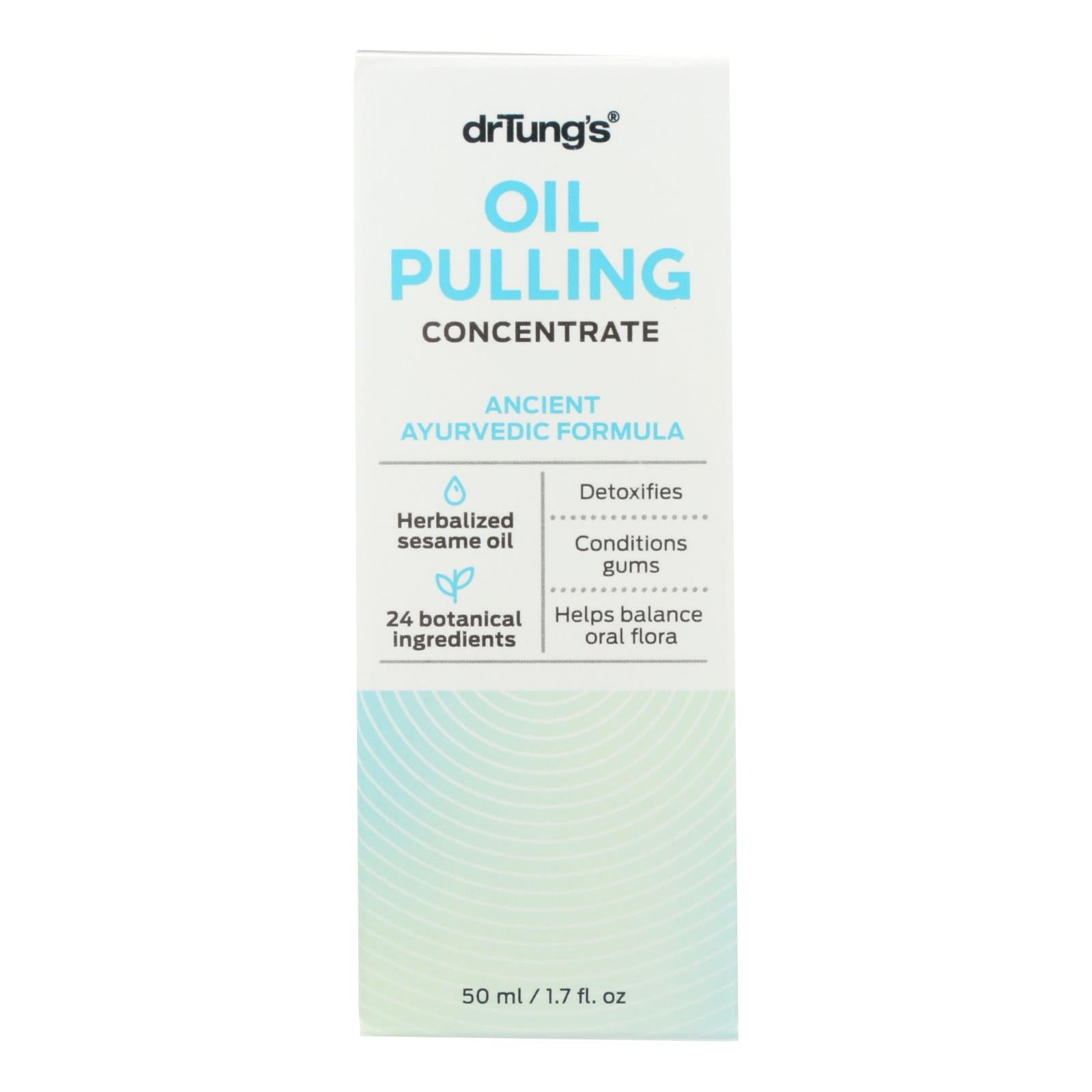 Dr. Tung's Oil Pulling - Ancient Ayurvedic Formula - Case Of 12 - 1.7 Oz. - GreatEagleInc