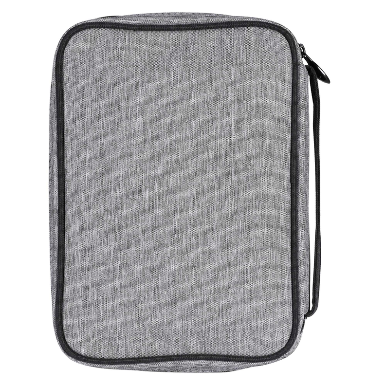 Bible Cover Heather - Black / 1 / Large Print - Bags & Wallets