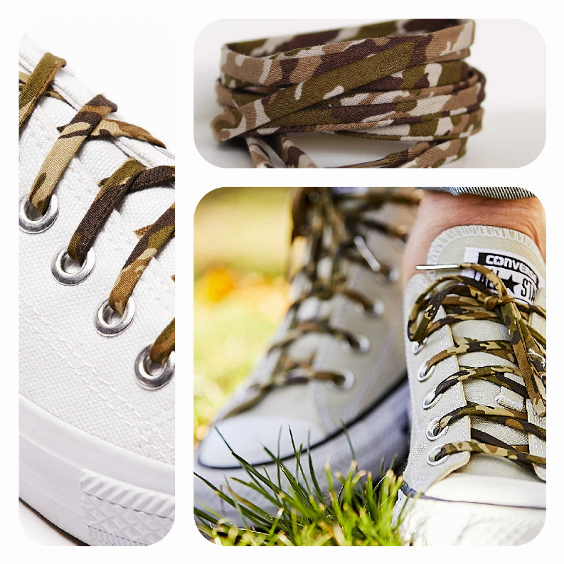 Camouflage Shoelaces - Footwear