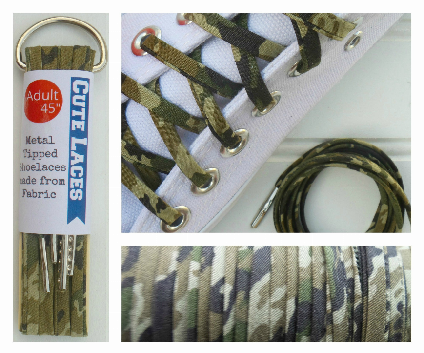 Camouflage Shoelaces - Footwear